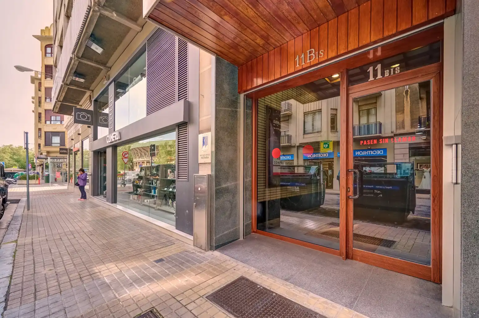 Vista exterior de Oficina en venda en  Pamplona / Iruña amb Calefacció