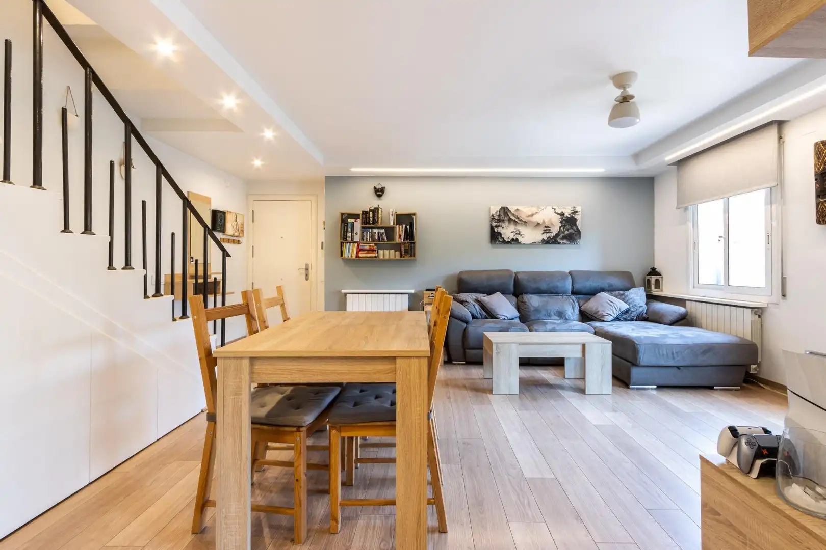 Sala d'estar de Àtic en venda en Rubí amb Aire condicionat, Calefacció i Terrassa