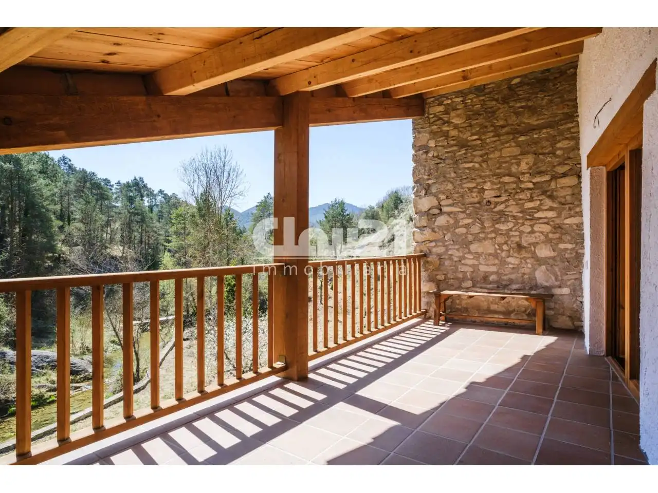 Terraza de Casa o chalet en venta en Borredà con Jardín privado
