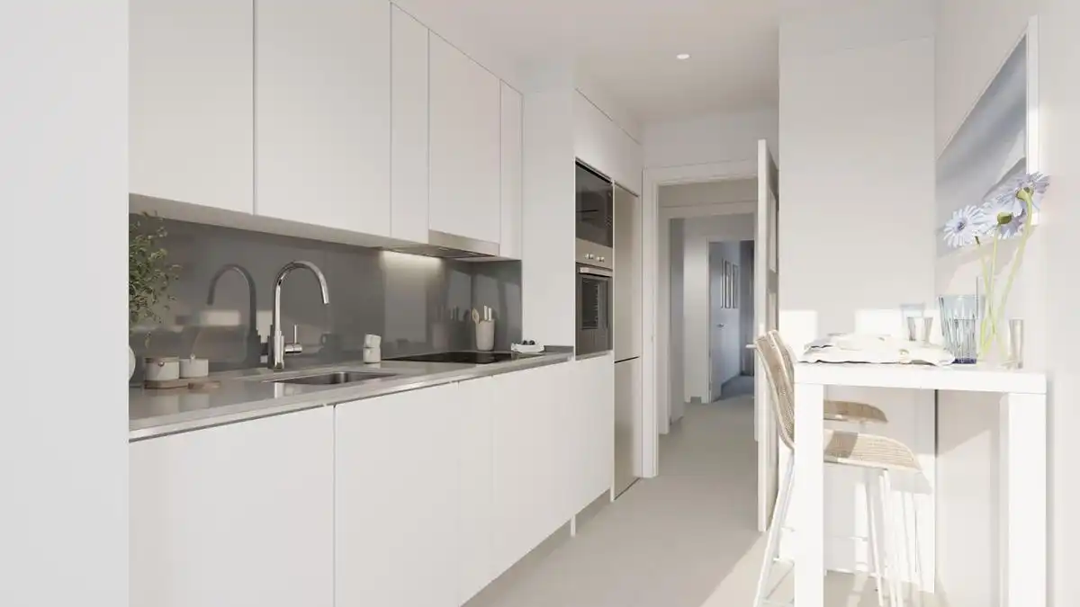 Cuina de Apartament en venda en Almuñécar amb Terrassa, Traster i Piscina comunitària