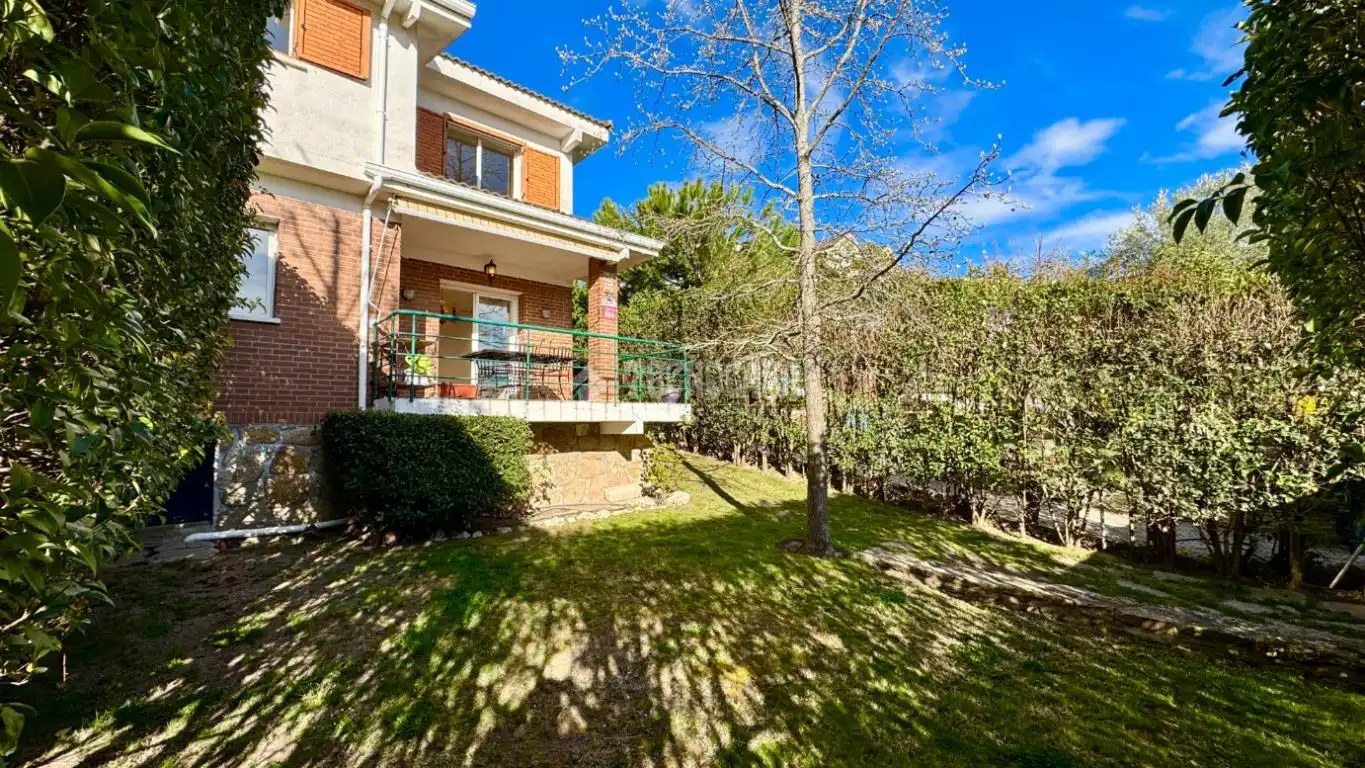 Garden of Detached homes for sale in Moralzarzal  with Heating, Terrace and Community pool