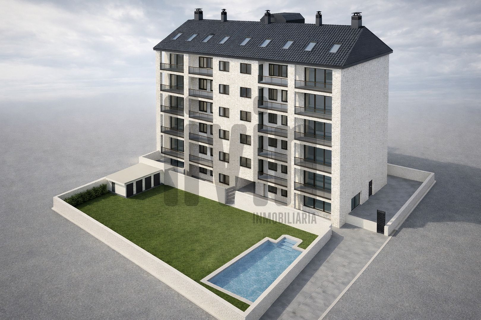 Exterior view of Flat for sale in  Jaén Capital  with Heating, Storage room and Community pool