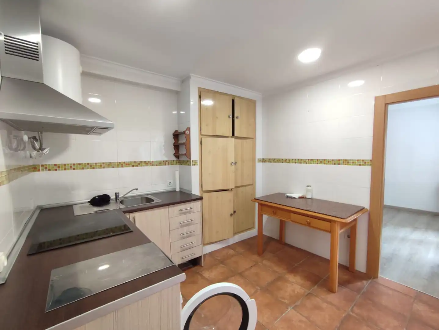 Kitchen of Flat for rent in Gijón   with Heating and Parquet flooring