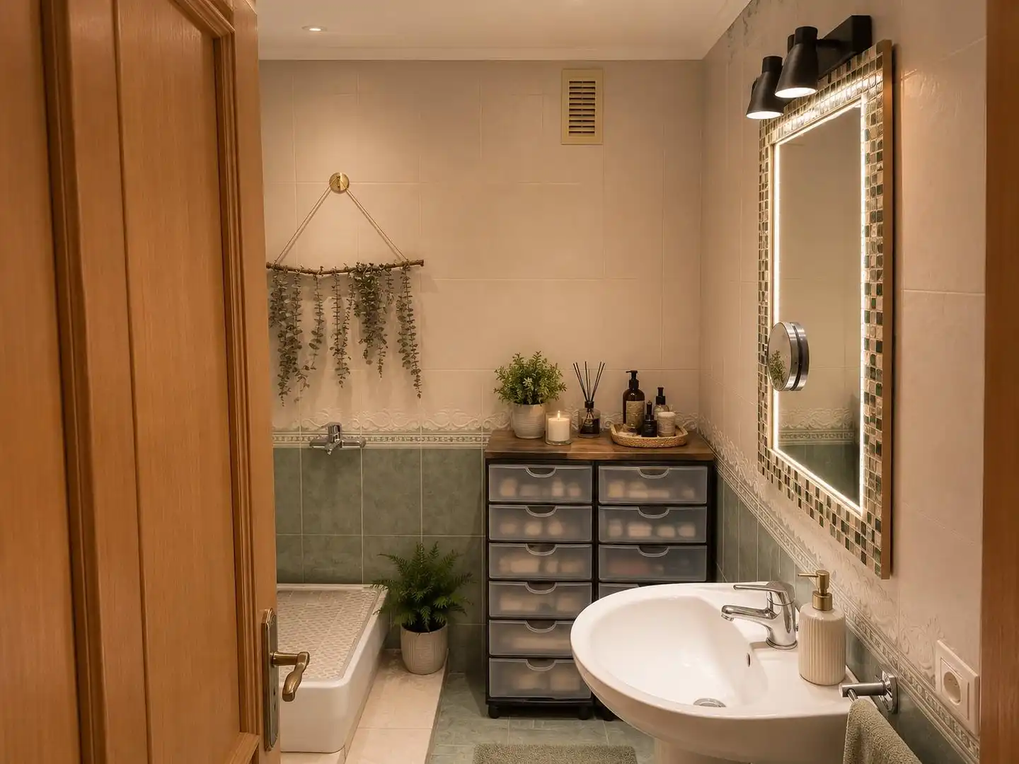 Baño de Ático en venta en Carlet con Aire acondicionado, Calefacción y Terraza