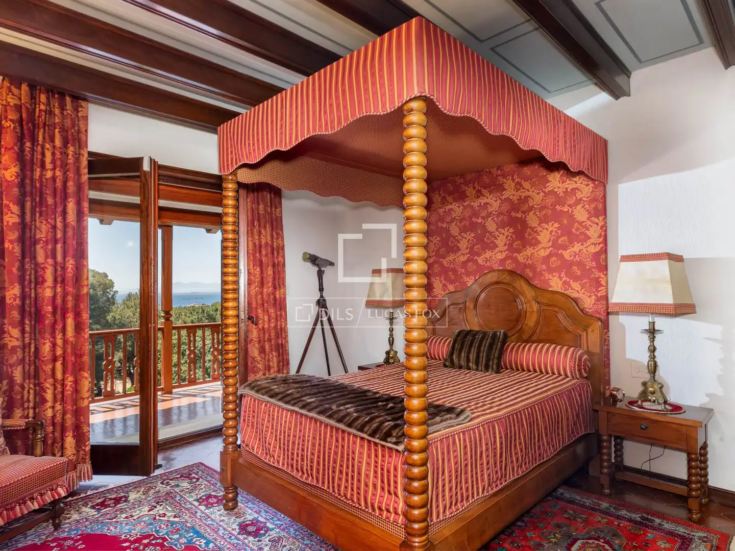 Schlafzimmer von Haus oder Chalet zum Verkauf in Roses mit Privatgarten, Parkett und Terrasse