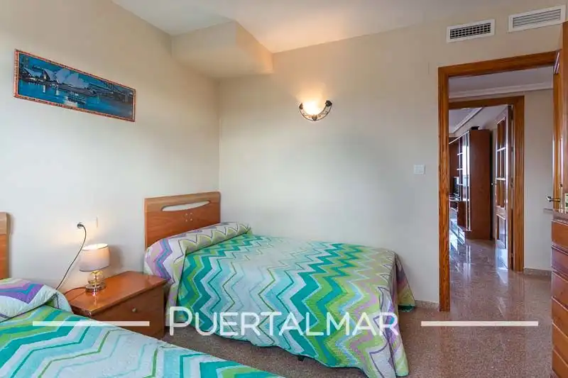 Bedroom of Flat for rent in El Campello  with Air Conditioner, Heating and Terrace