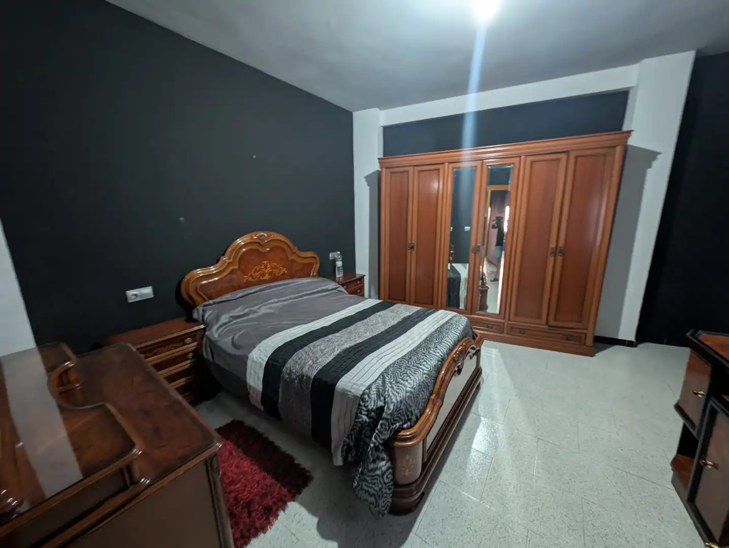 Schlafzimmer von Wohnung mieten mit Kaufoption in Alcaudete mit Möbliert