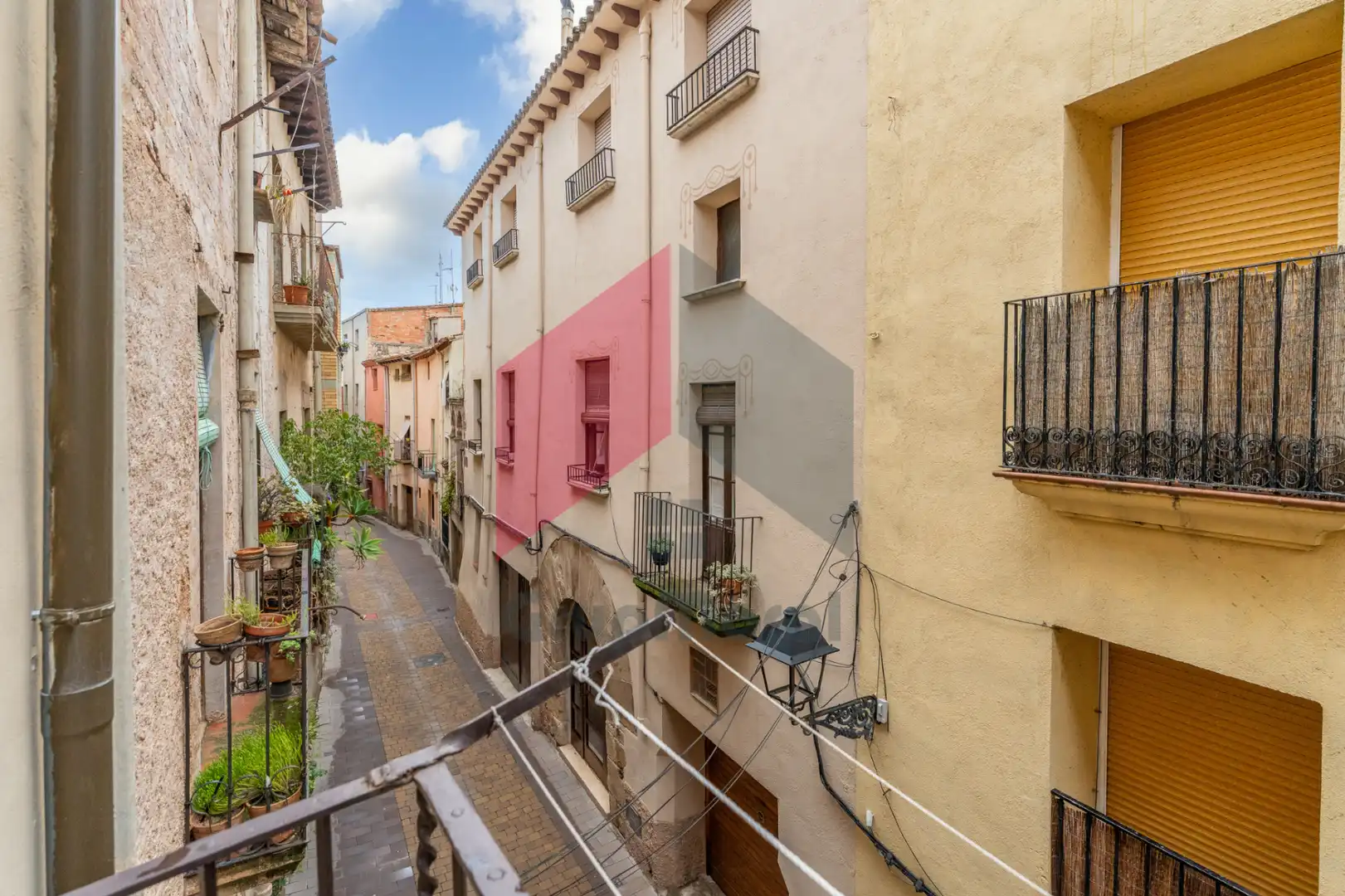 Vista exterior de Casa o xalet en venda en Alcover amb Moblat i Balcó