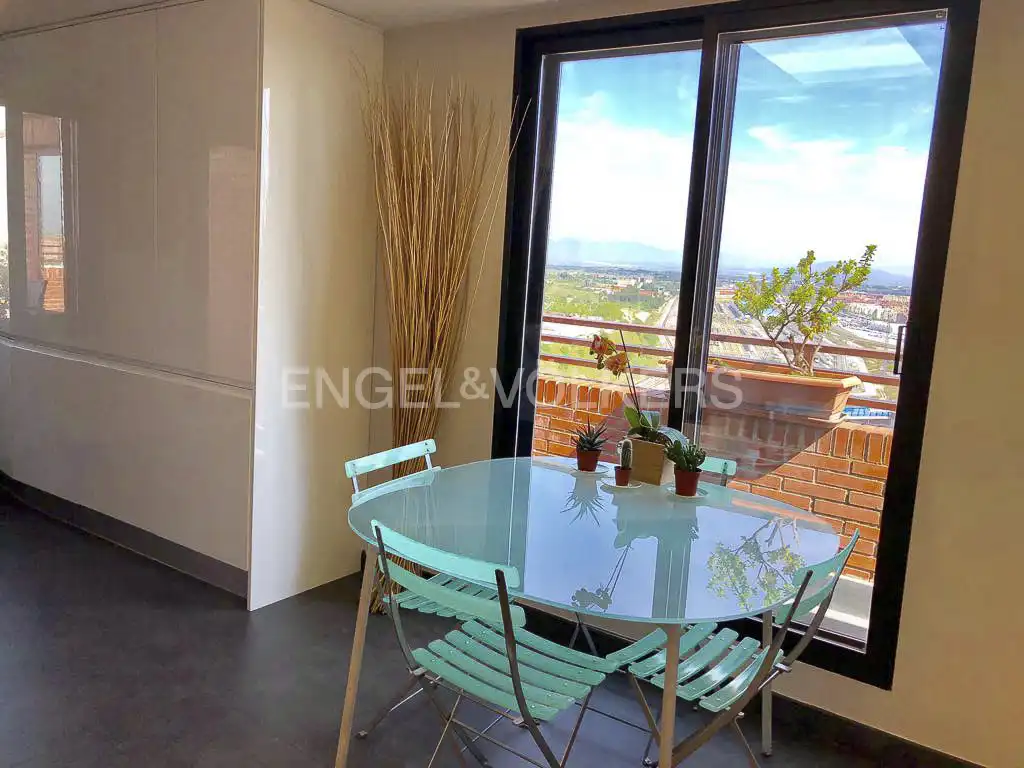 Balcony of Attic for sale in Madrid  with Air Conditioner, Heating and Private garden