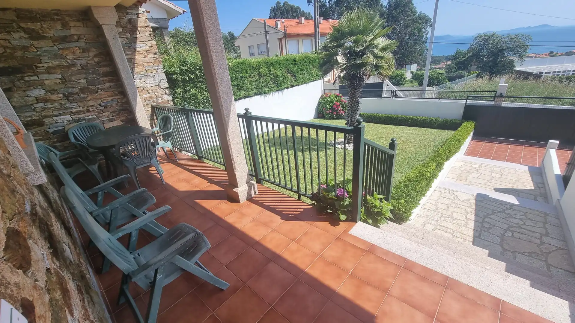 Terrace of Detached homes for rent in Sanxenxo  with Private garden, Terrace and Furnished