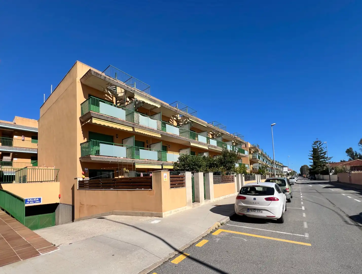 Vista exterior de Piso en venta en Amposta con Jardín privado, Terraza y Amueblado