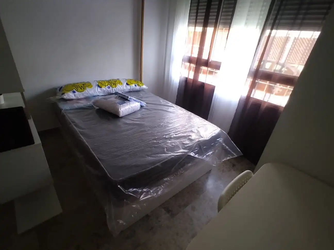 Schlafzimmer von Wohnung zur Miete in Ciudad Real mit Klimaanlage, Heizung und Möbliert