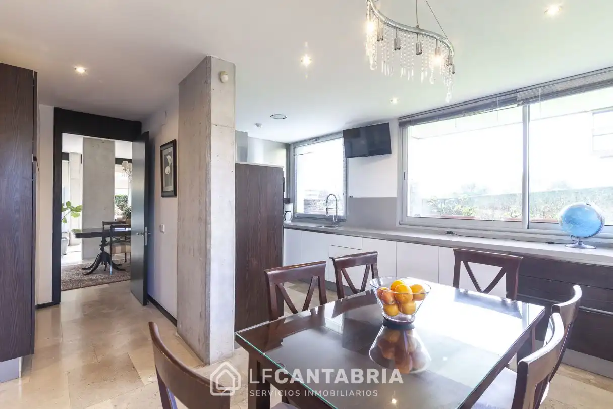 Kitchen of Flat for sale in Santander  with Heating, Private garden and Terrace