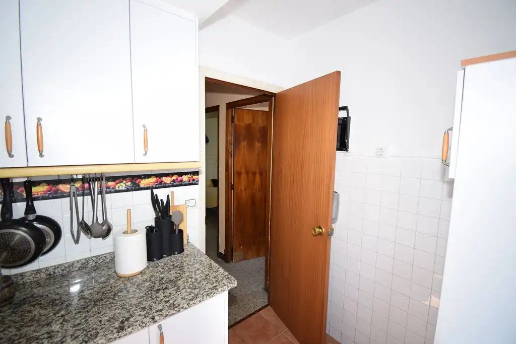 Kitchen of Flat for sale in Miño  with Terrace, Furnished and Washing machine