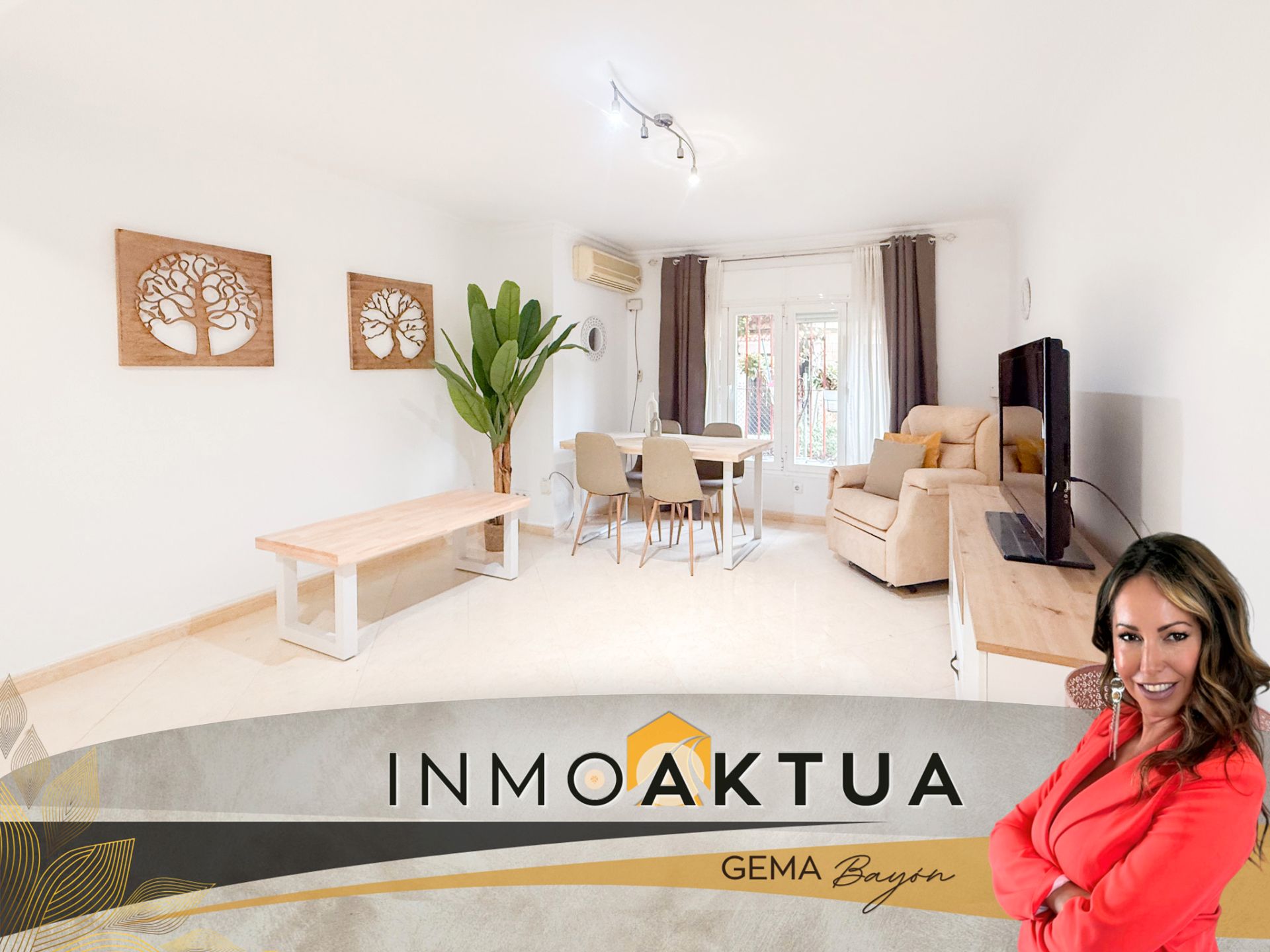 Sala de estar de Piso de alquiler en Jerez de la Frontera con Aire acondicionado, Trastero y Amueblado