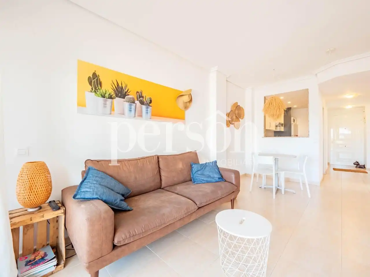 Wohnzimmer von Wohnung zum Verkauf in Moncofa mit Klimaanlage, Heizung und Terrasse