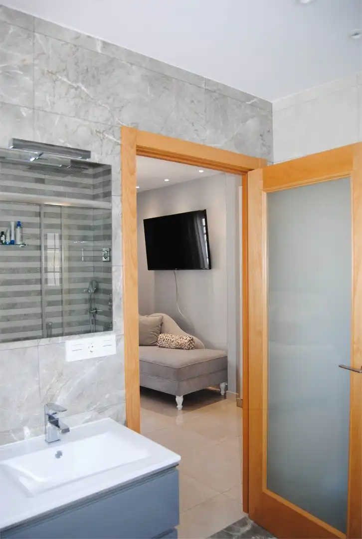 Baño de Casa o chalet en venta en Vélez-Málaga con Aire acondicionado, Jardín privado y Terraza