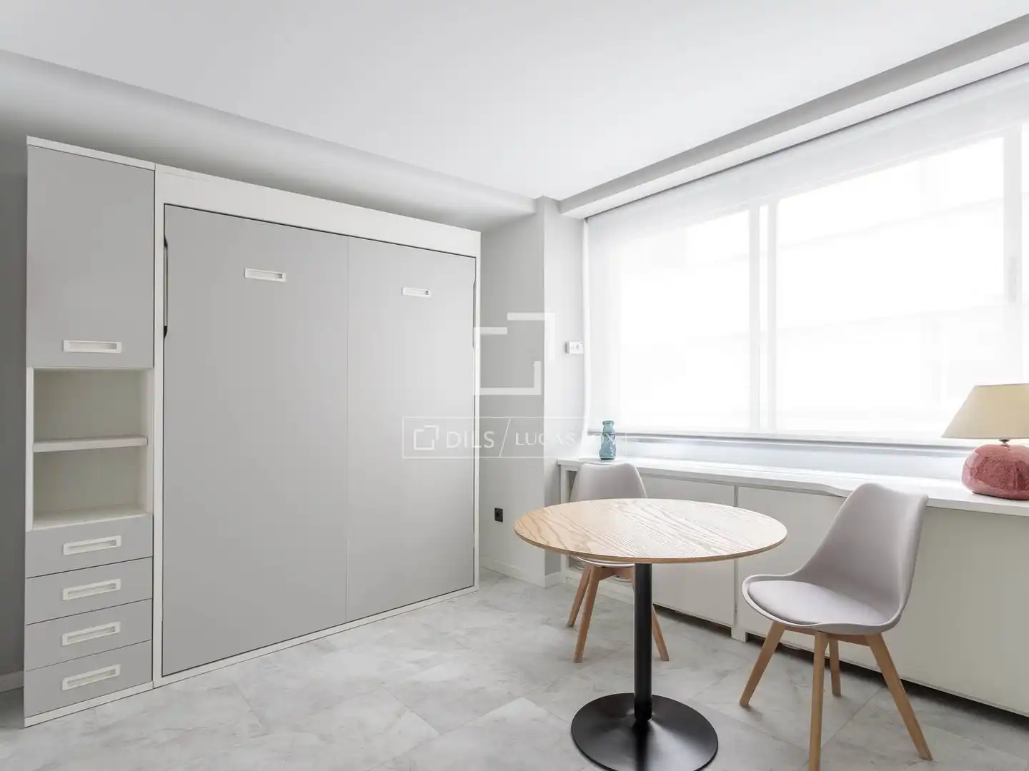 Dormitori de Loft de lloguer en Madrid amb Aire condicionat, Calefacció i Moblat