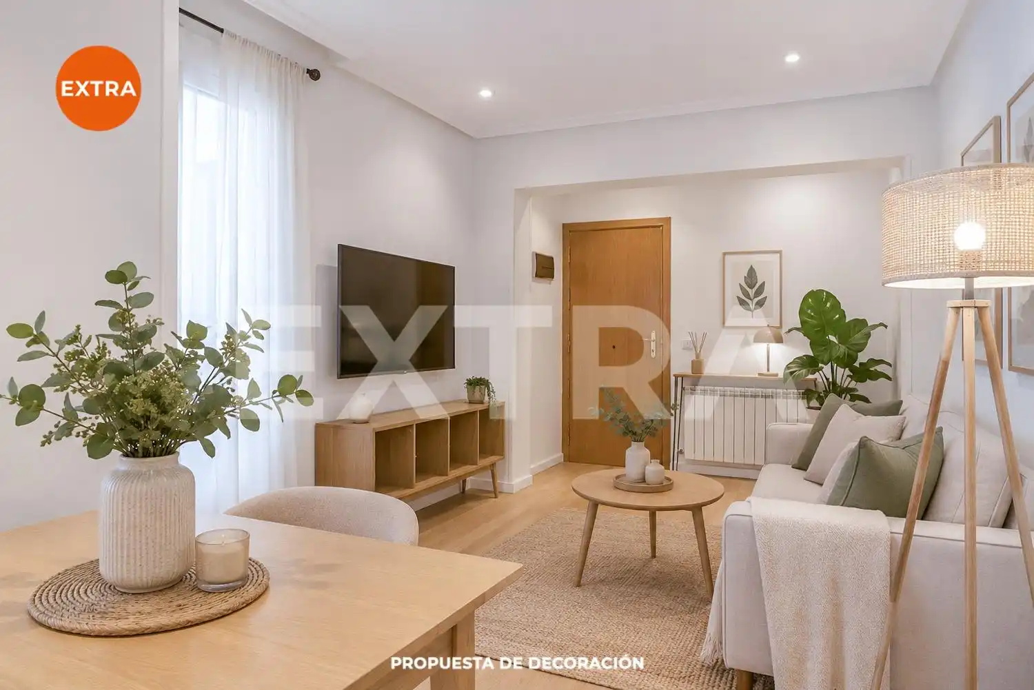 Sala de estar de Piso en venta en Madrid con Aire acondicionado, Calefacción y Balcón
