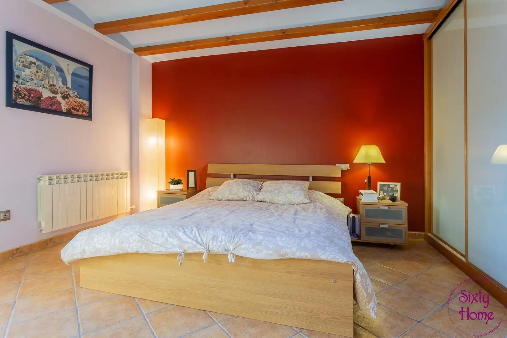 Dormitori de Casa adosada en venda en Ejea de los Caballeros amb Aire condicionat, Jardí privat i Terrassa