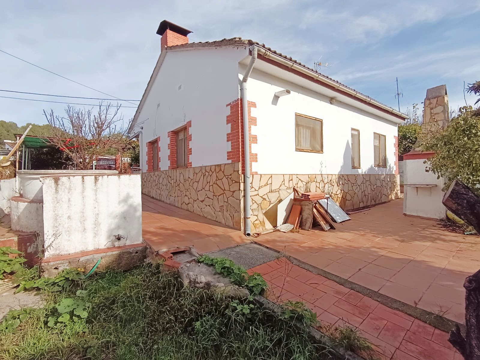 Exterior view of House or chalet for sale in Piera  with Private garden, Storage room and Furnished