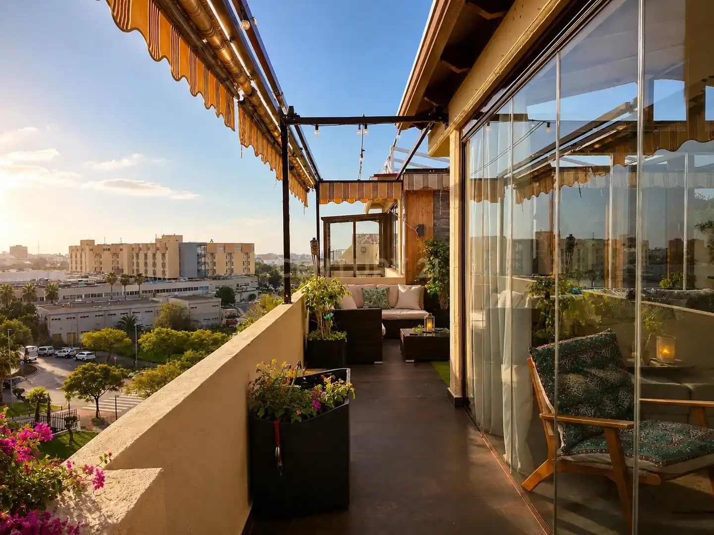 Terrace of Apartments for sale in Málaga  with Air Conditioner, Private garden and Oven