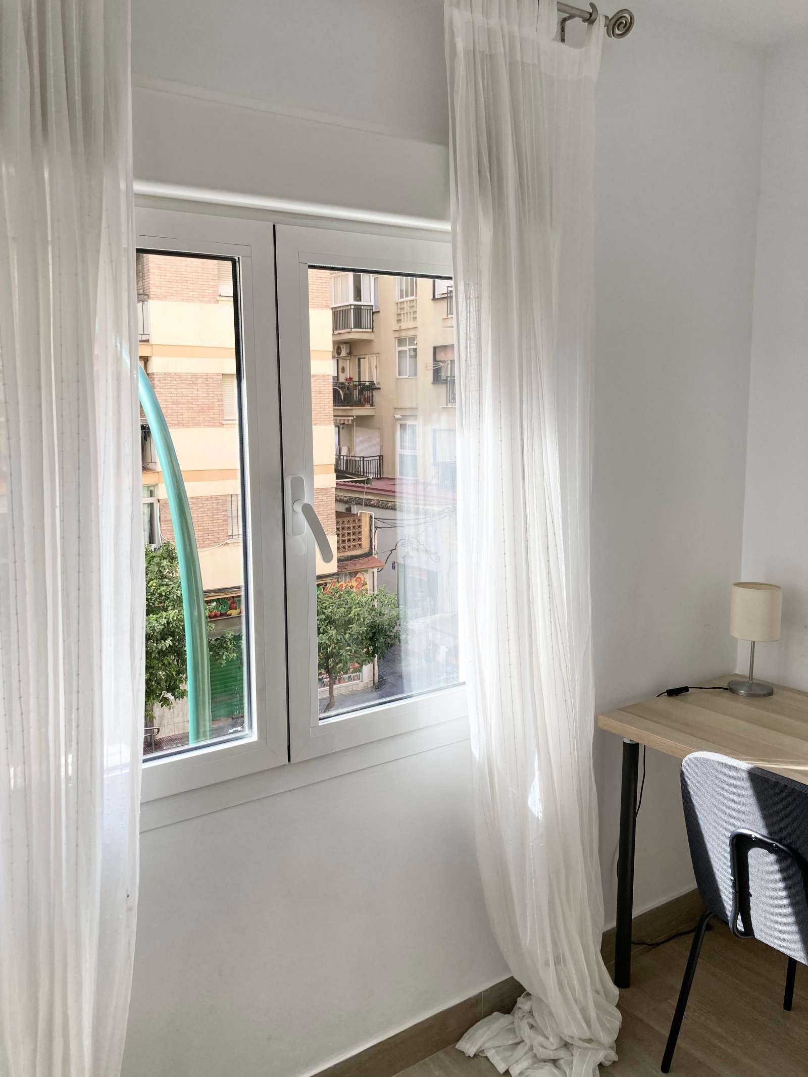 Bedroom of Flat to share in Málaga Capital  with Air Conditioner and Terrace