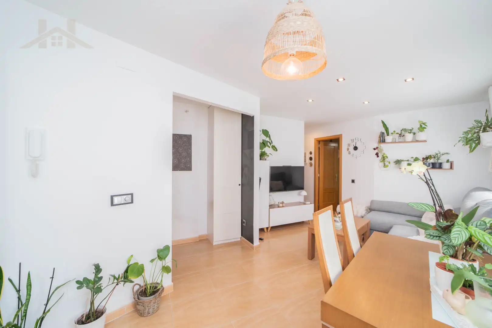 Sala de estar de Piso en venta en El Álamo con Aire acondicionado, Calefacción y Horno