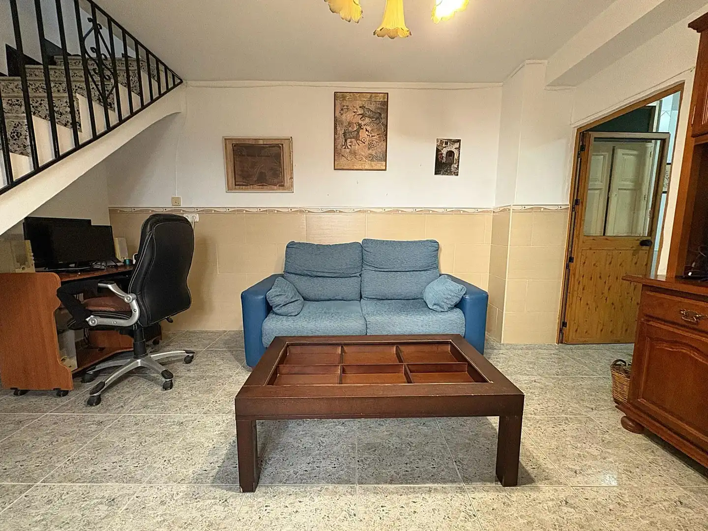 Sala de estar de Finca rústica en venta en Yunquera con Terraza y Amueblado
