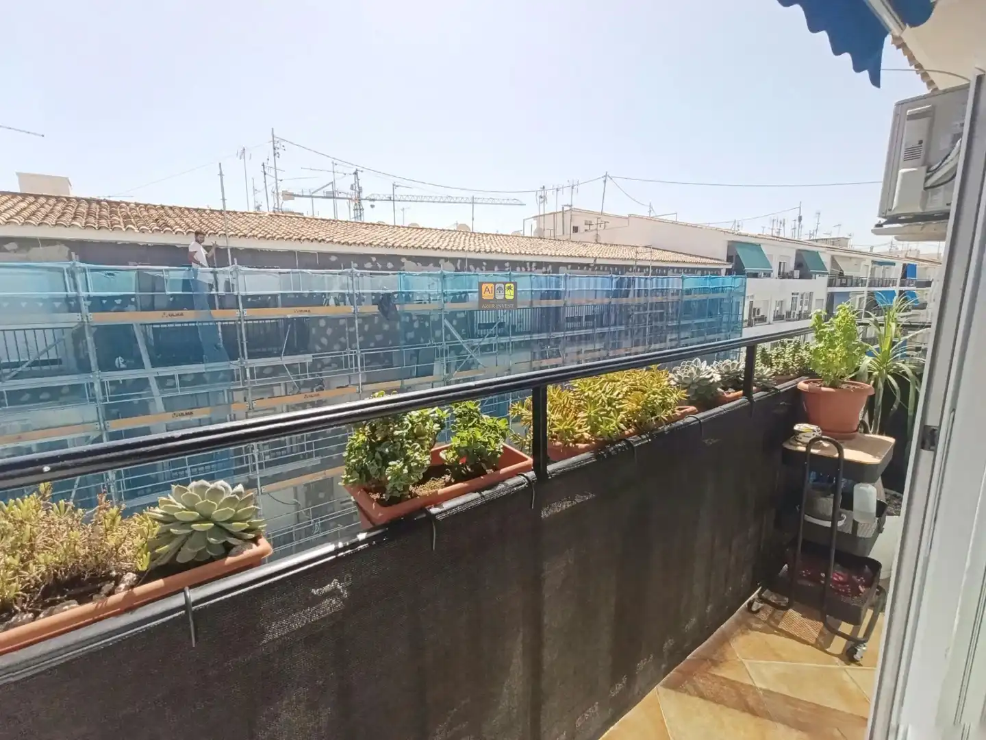 Terrasse von Wohnungen zum Verkauf in Altea mit Klimaanlage, Heizung und Balkon