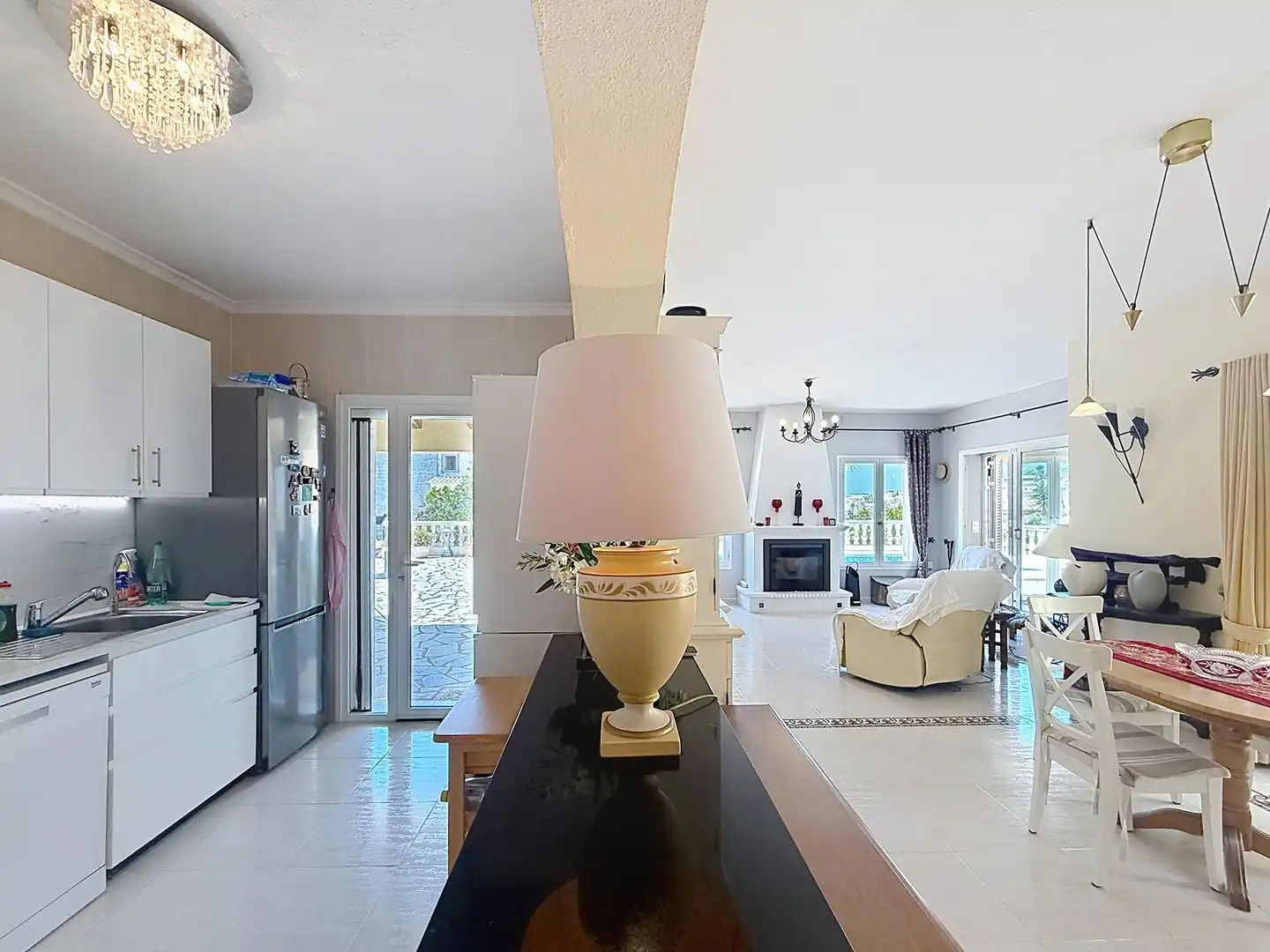 Comedor de Casa o chalet en venta en Benitachell / El Poble Nou de Benitatxell con Aire acondicionado, Calefacción y Jardín privado