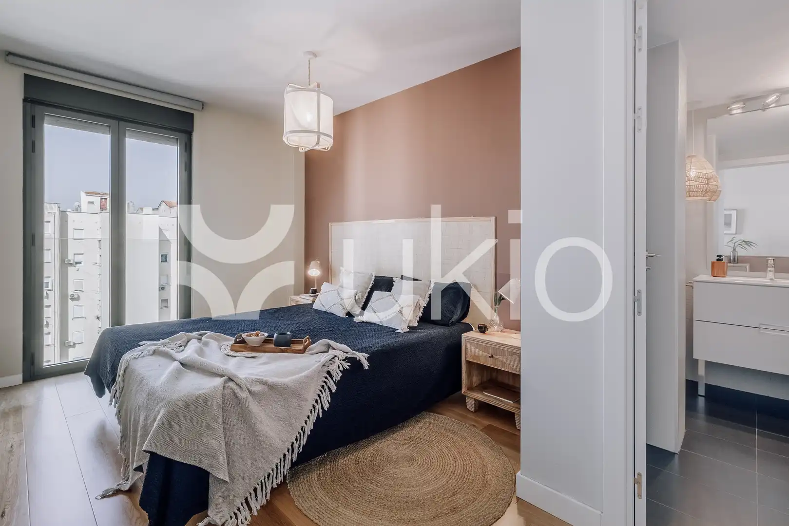 Bedroom of Flat for rent in Madrid  with Air Conditioner, Terrace and Furnished