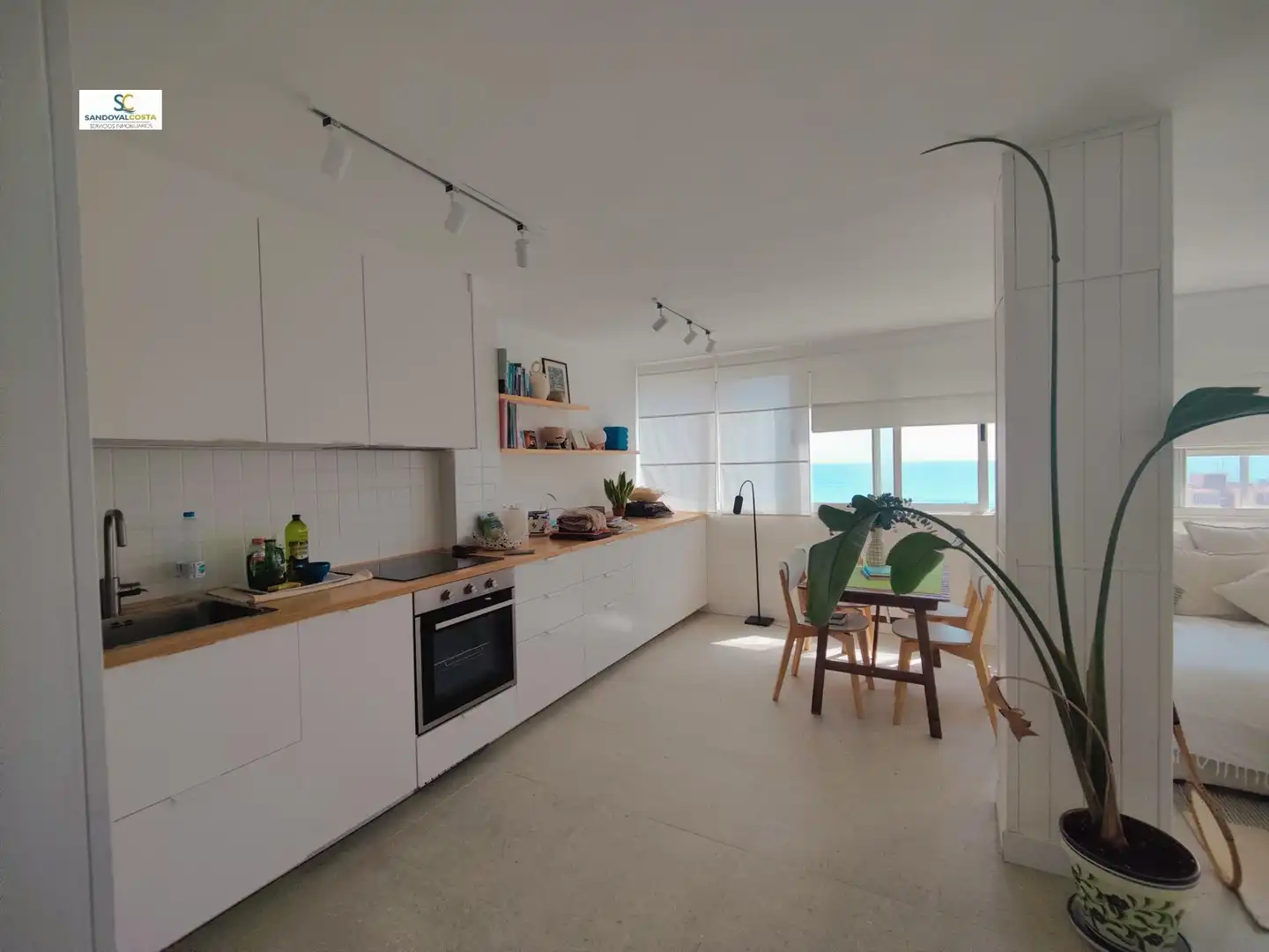 Küche von Wohnung zur Miete in Alicante / Alacant mit Klimaanlage und Möbliert