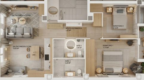 Foto 5 de Piso en venta en Mont-Olivet, Valencia Capital