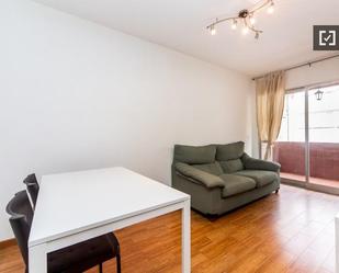 Living room of Flat to rent in  Madrid Capital  with Air Conditioner and Balcony