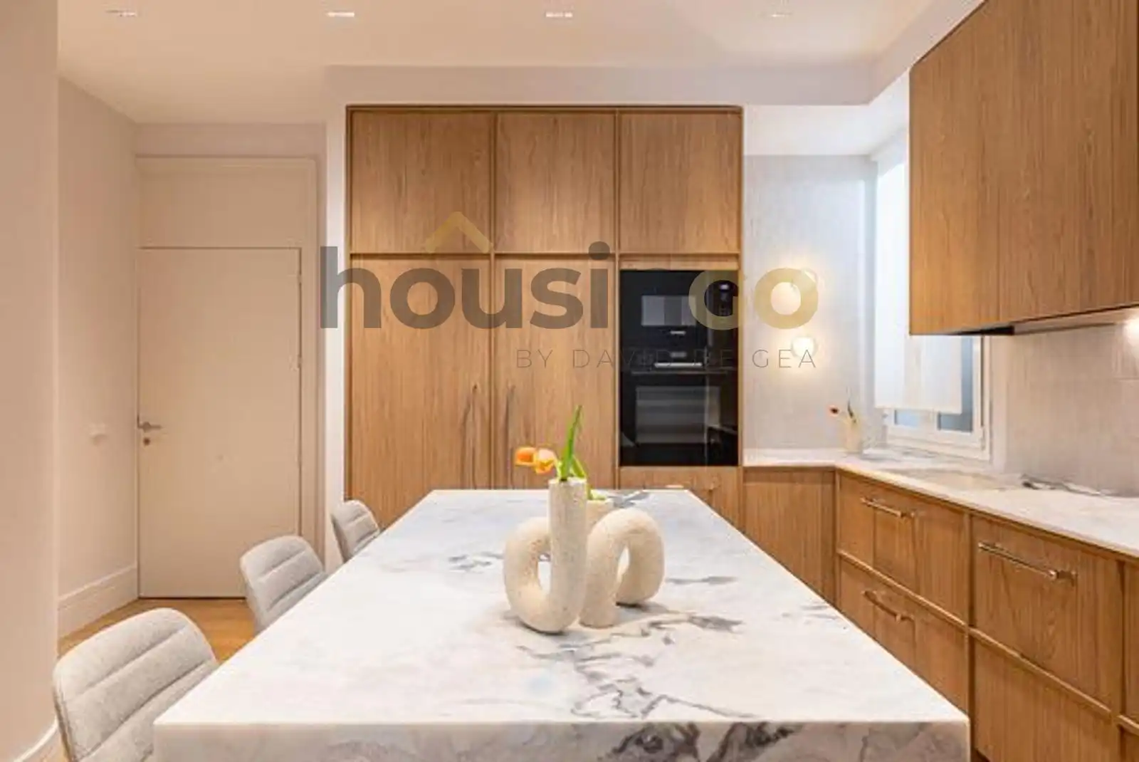 Küche von Wohnung zum Verkauf in Madrid mit Klimaanlage, Heizung und Terrasse