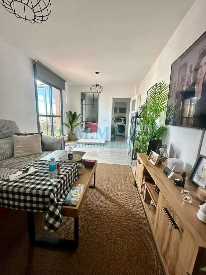 Living room of Attic for sale in Roquetas de Mar  with Air Conditioner, Terrace and Furnished