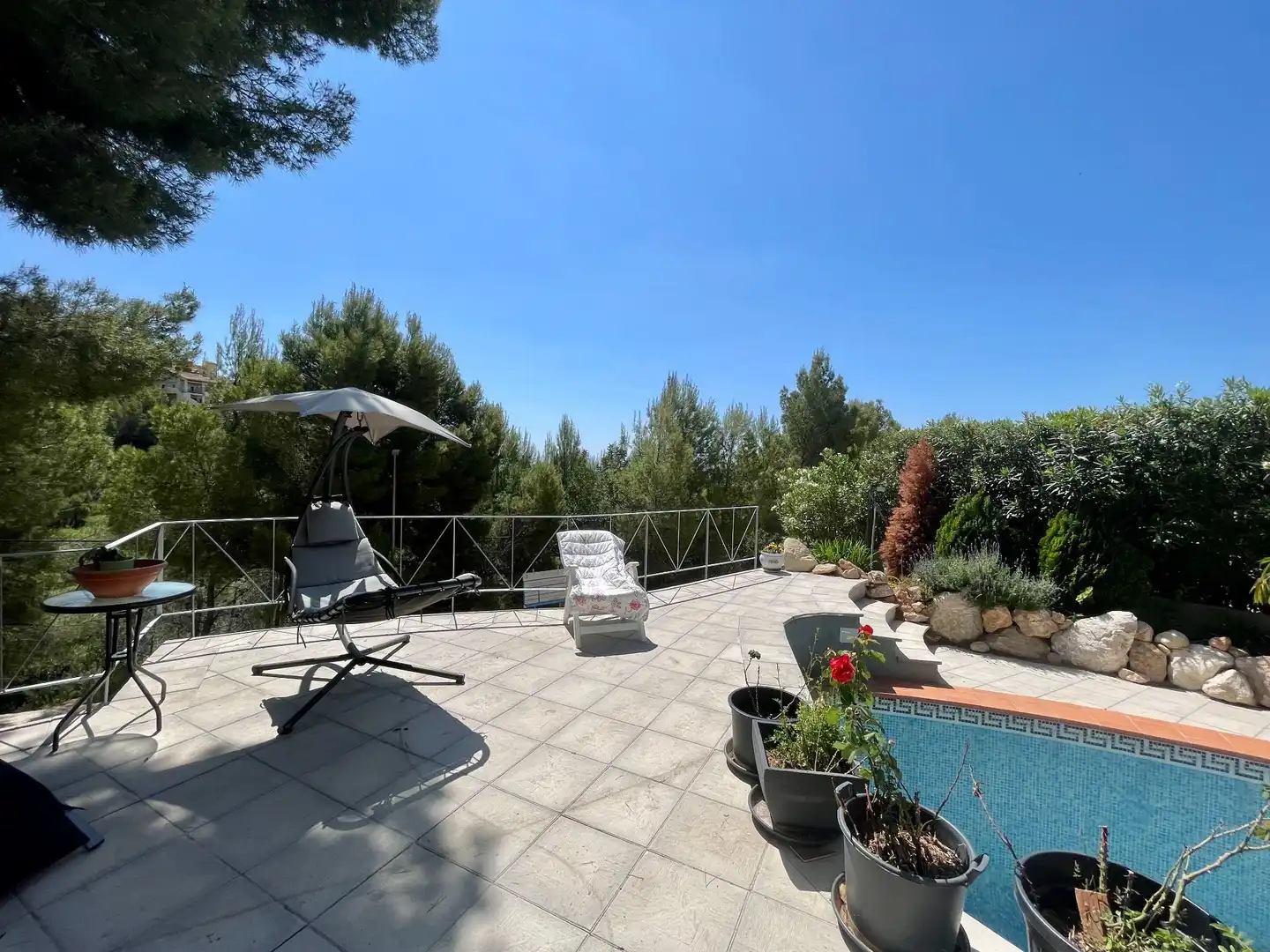 Terraza de Casa o chalet en venta en Altea con Aire acondicionado, Calefacción y Jardín privado