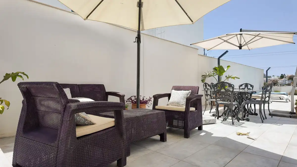 Terraza de Casa o chalet en venta en Málaga con Aire acondicionado, Calefacción y Piscina