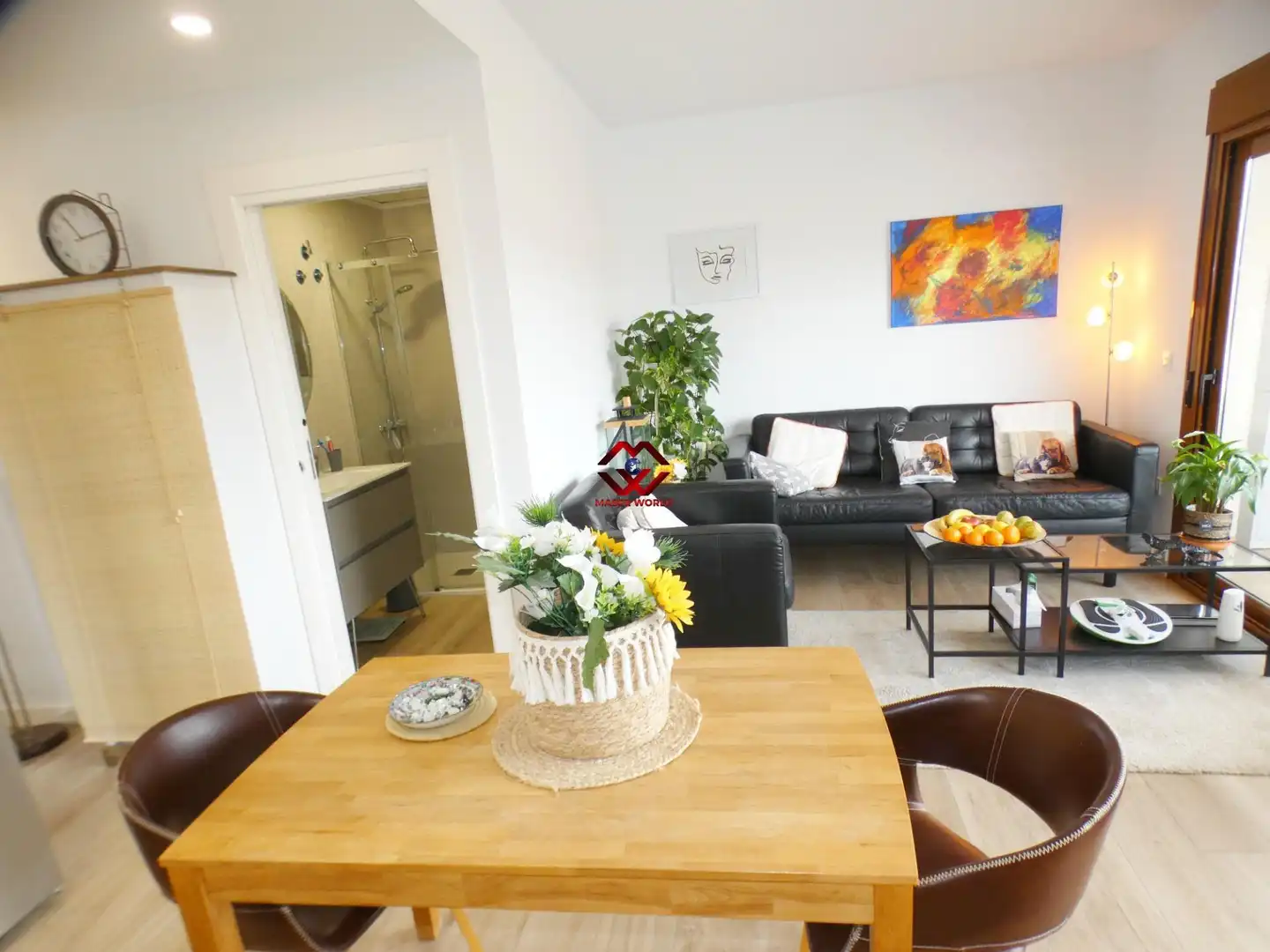 Sala de estar de Casa o chalet en venta en Mazarrón con Aire acondicionado, Calefacción y Terraza