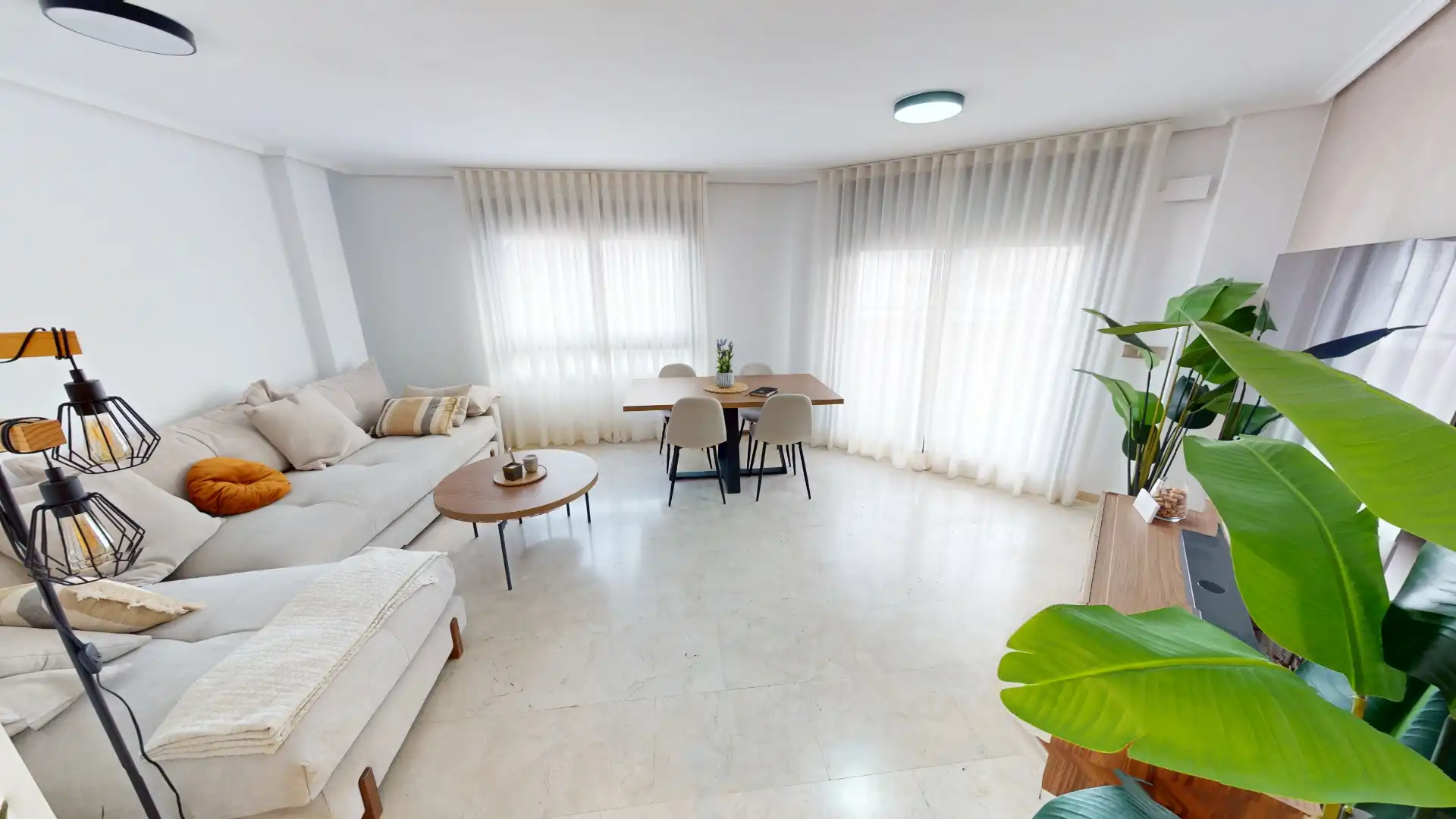 Sala d'estar de Àtic en venda en Alicante / Alacant amb Aire condicionat, Calefacció i Terrassa