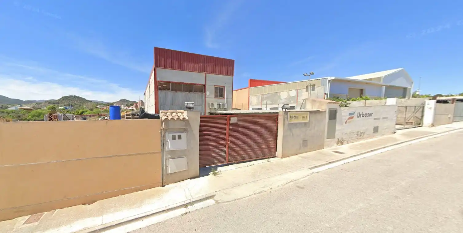 Vista exterior de Nave industrial en venta en Altura