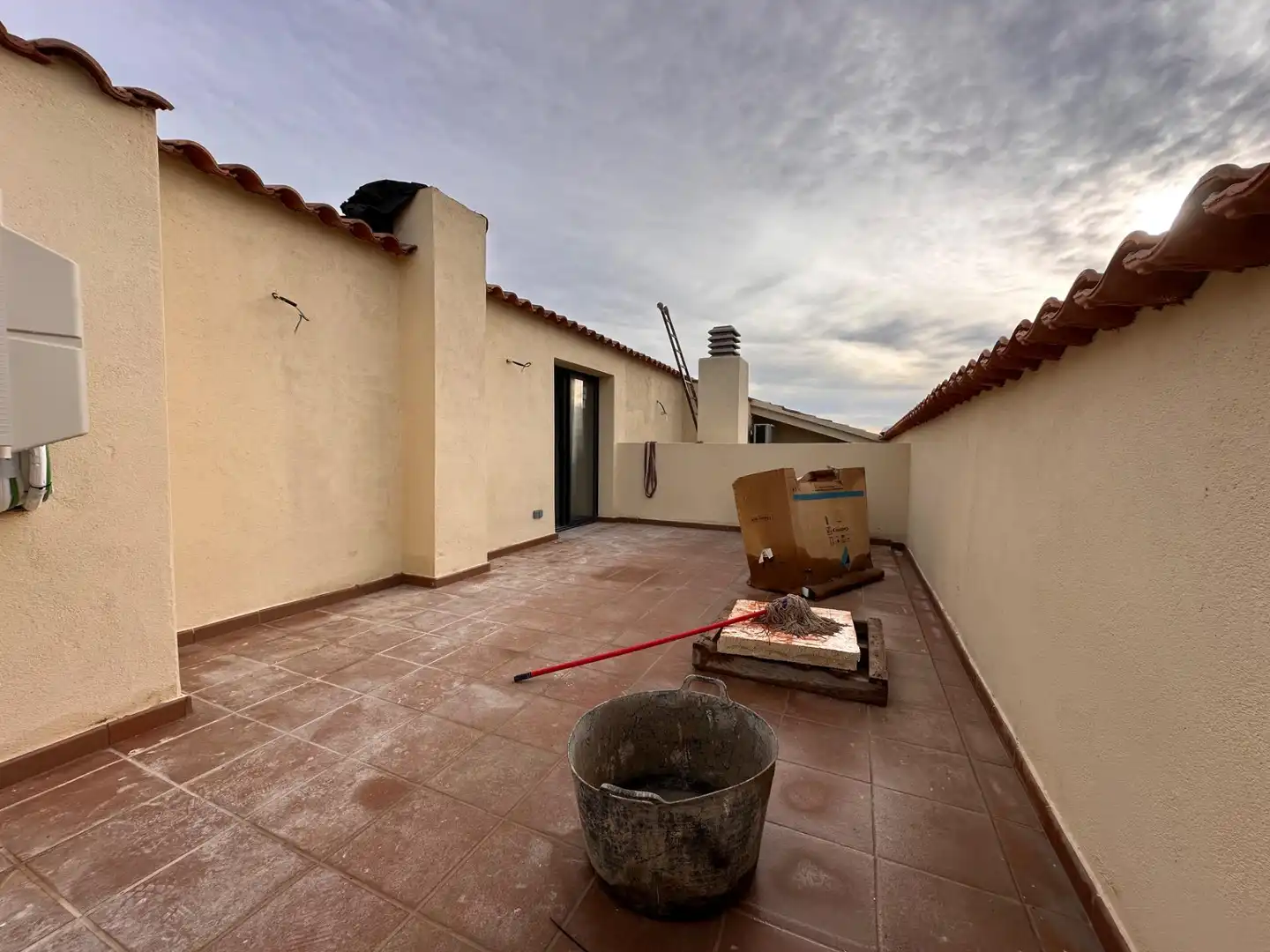 Terrasse von Dachboden zum Verkauf in Calonge i Sant Antoni mit Klimaanlage, Heizung und Privatgarten