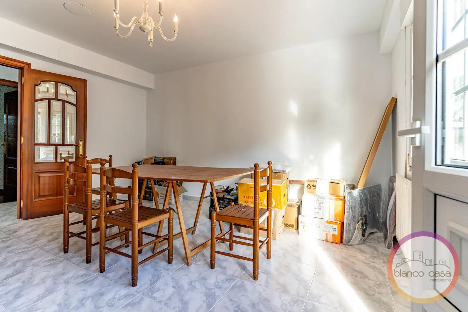 Menjador de Casa o xalet en venda en Malpica de Bergantiños amb Calefacció, Terrassa i Traster