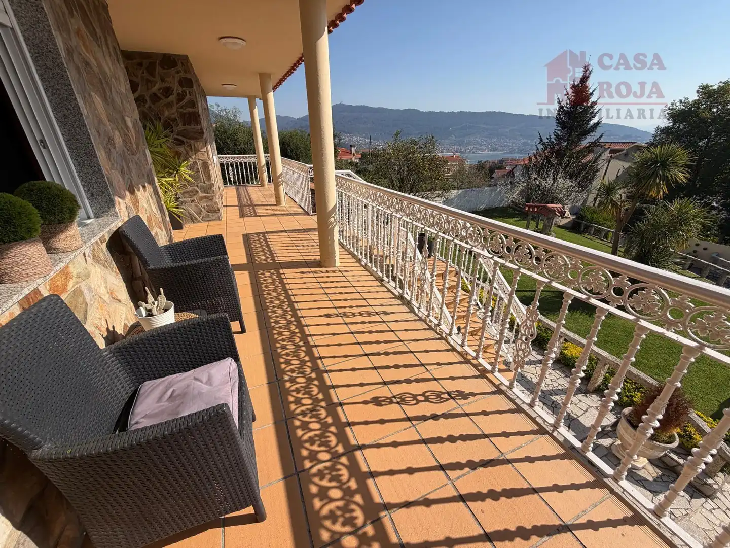 Terraza de Casa o chalet en venta en Moaña con Calefacción, Terraza y Trastero