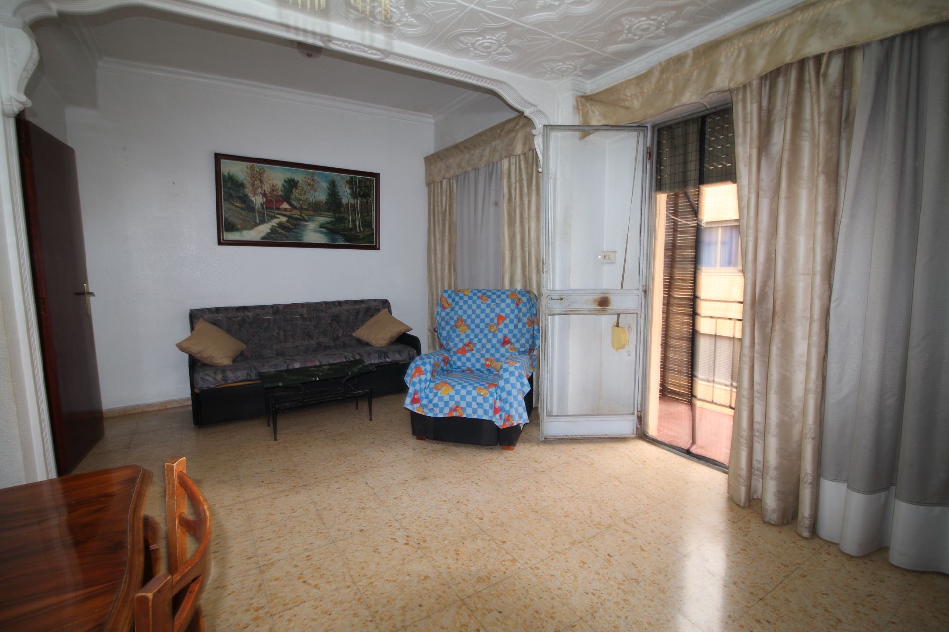 Living room of Flat for sale in Carlet  with Air Conditioner, Furnished and Oven
