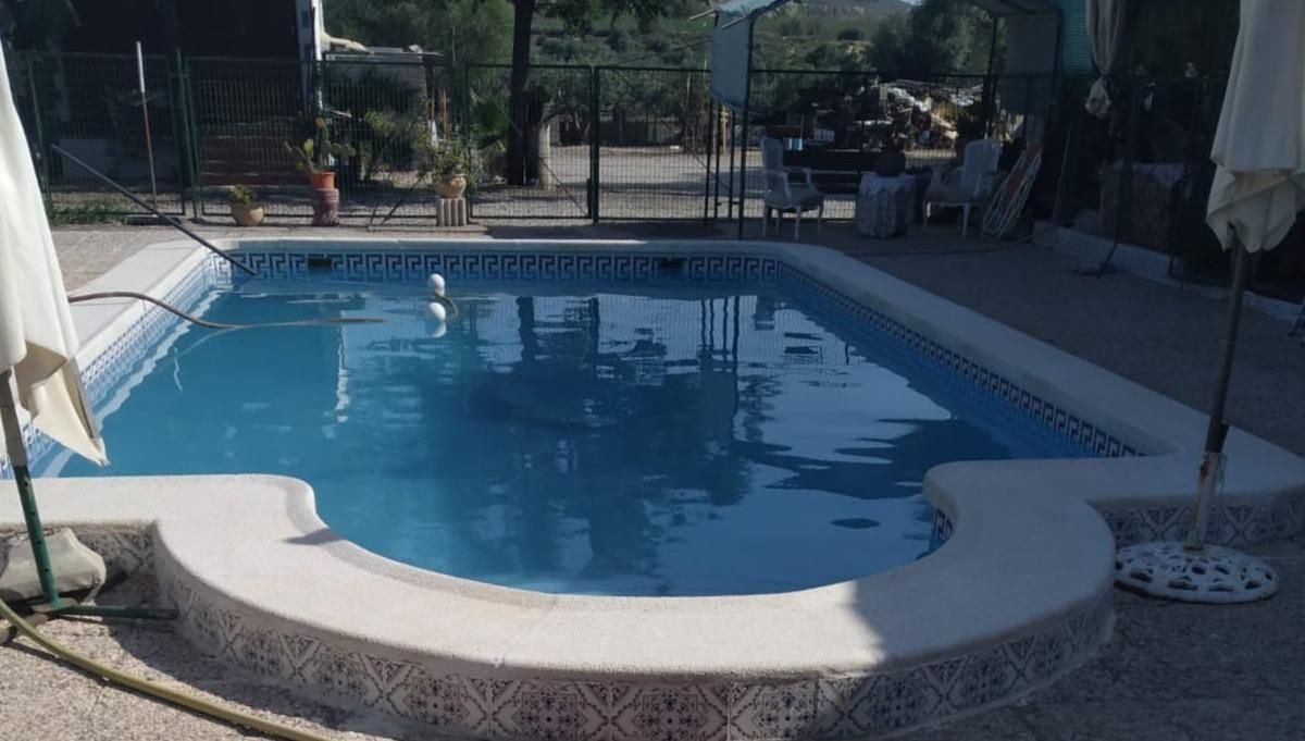 Swimming pool of Country house for sale in  Murcia Capital  with Air Conditioner, Heating and Private garden