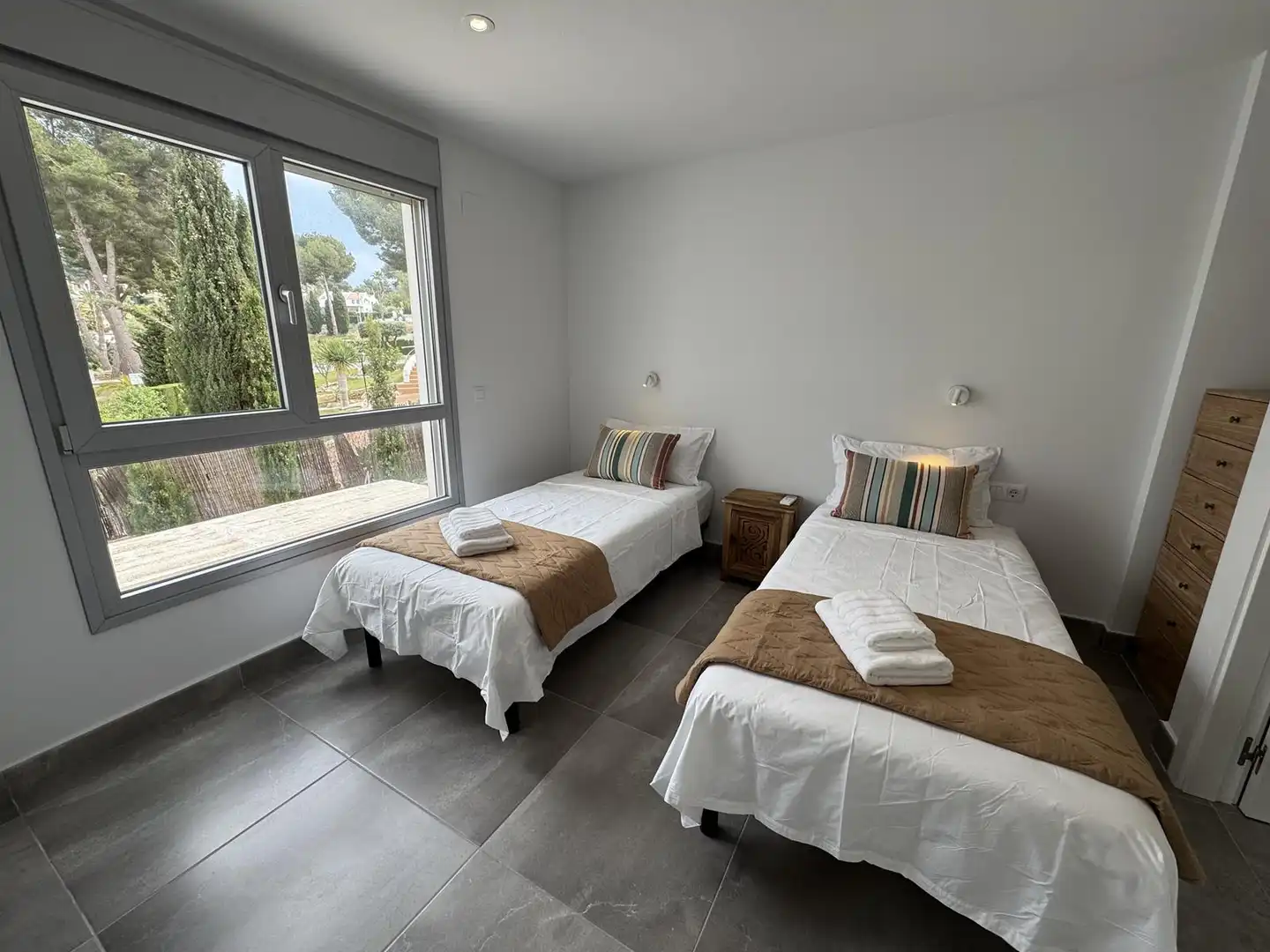 Bedroom of Houses for rent in Moraira  with Air Conditioner, Heating and Private garden