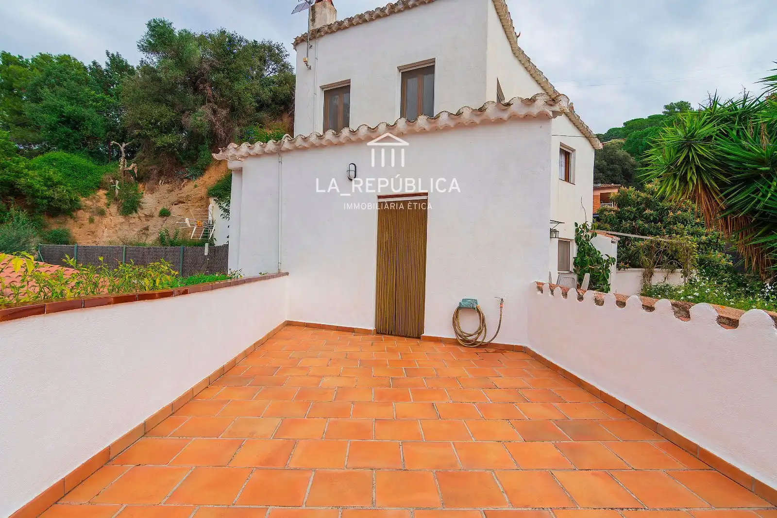 Terraza de Casa o chalet en venta en Cabrera de Mar con Aire acondicionado, Calefacción y Jardín privado