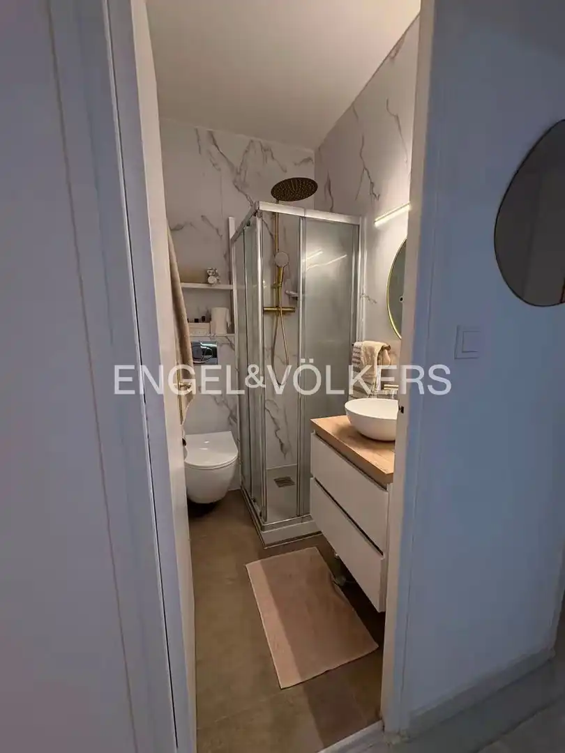 Badezimmer von Wohnung zum Verkauf in Barcelona mit Klimaanlage, Heizung und Terrasse
